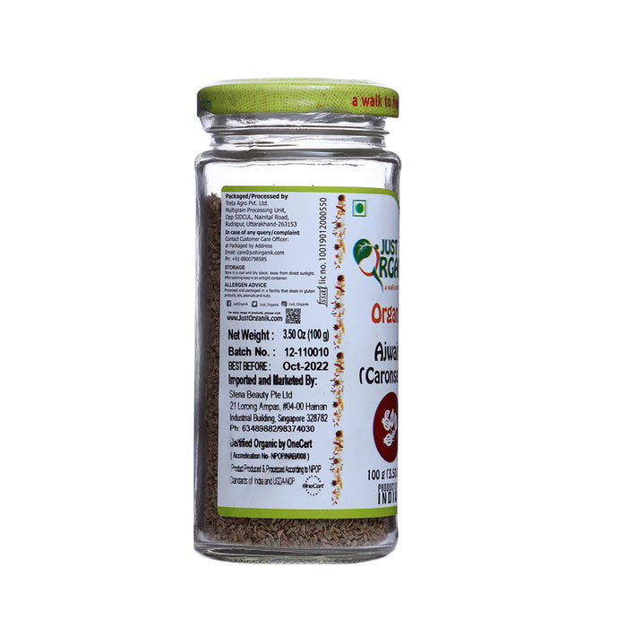 Just Organik Organic Ajwain