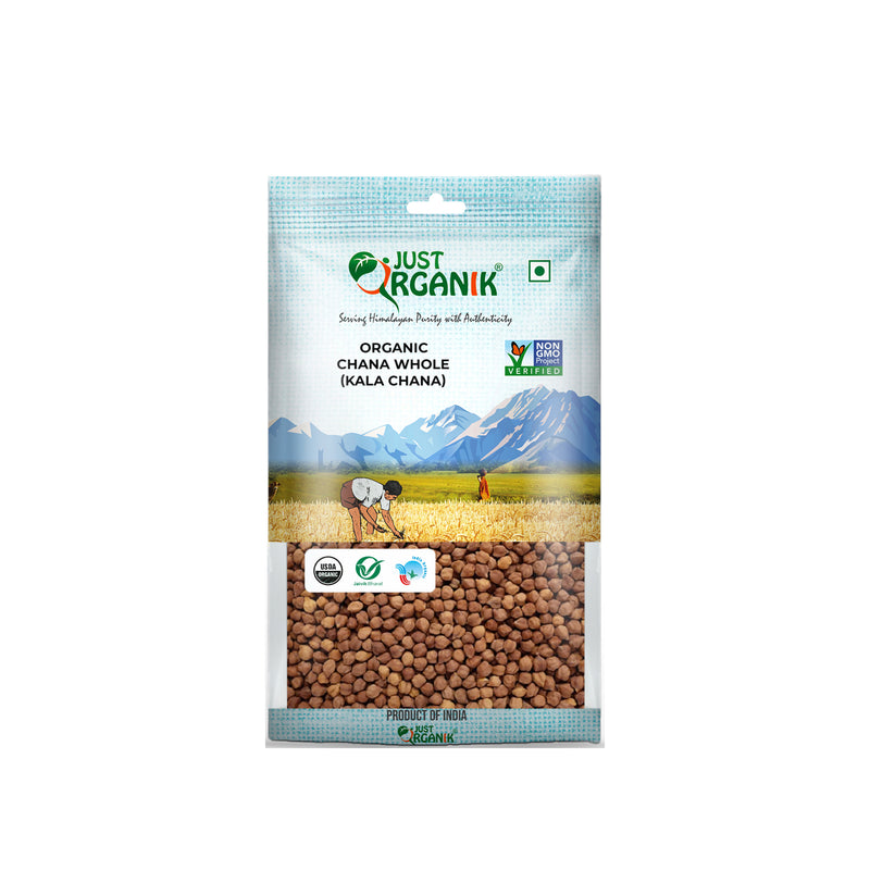 Just Organik Organic Kala (brown) Chana