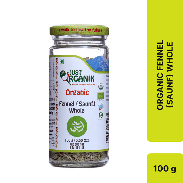 Just Organik Organic Fennel Whole