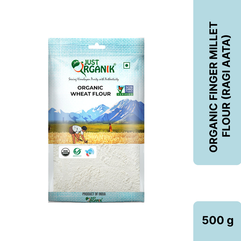 Just Organik Organic Ragi (Finger Millet) Flour