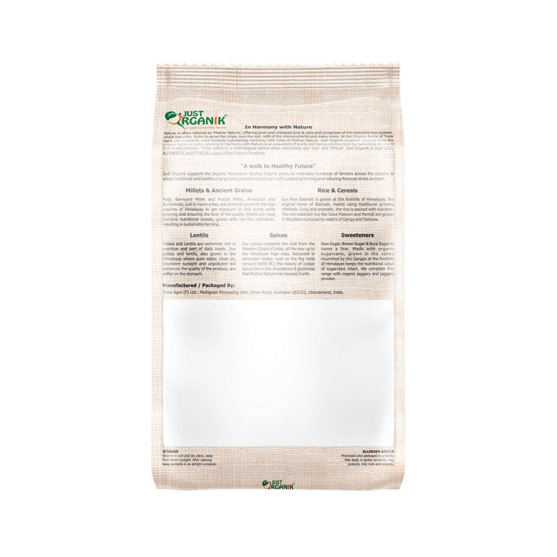 Just Organik Organic Gluten Free Chapati Flour