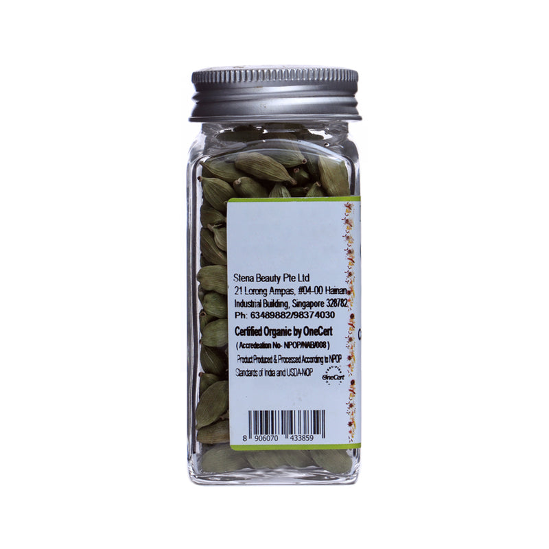 Just Organik Organic Green Cardamom Whole