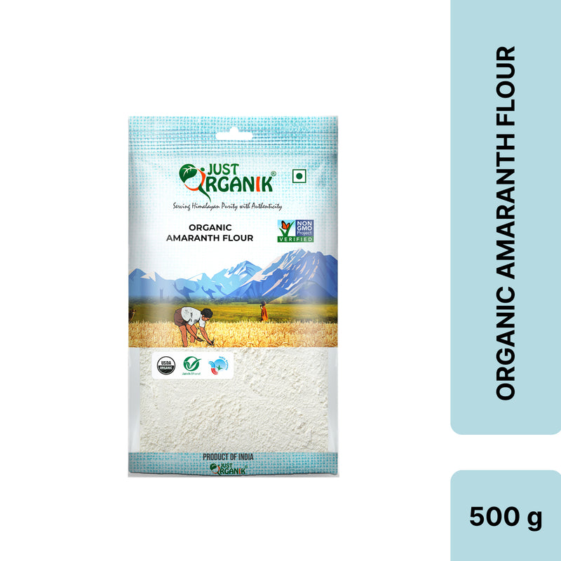 Just Organik Organic Amaranth Flour (Rajgira Flour)