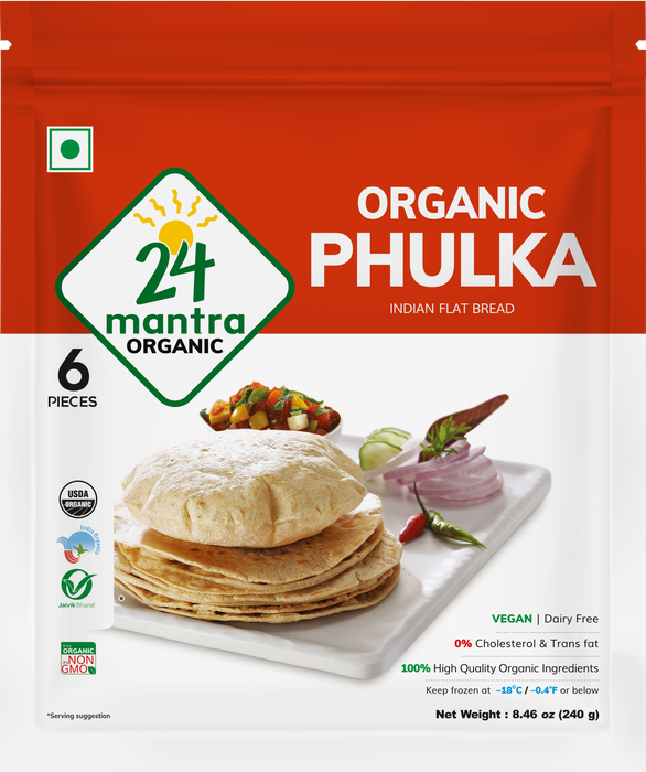 24 Mantra Organic Frozen Phulka Roti