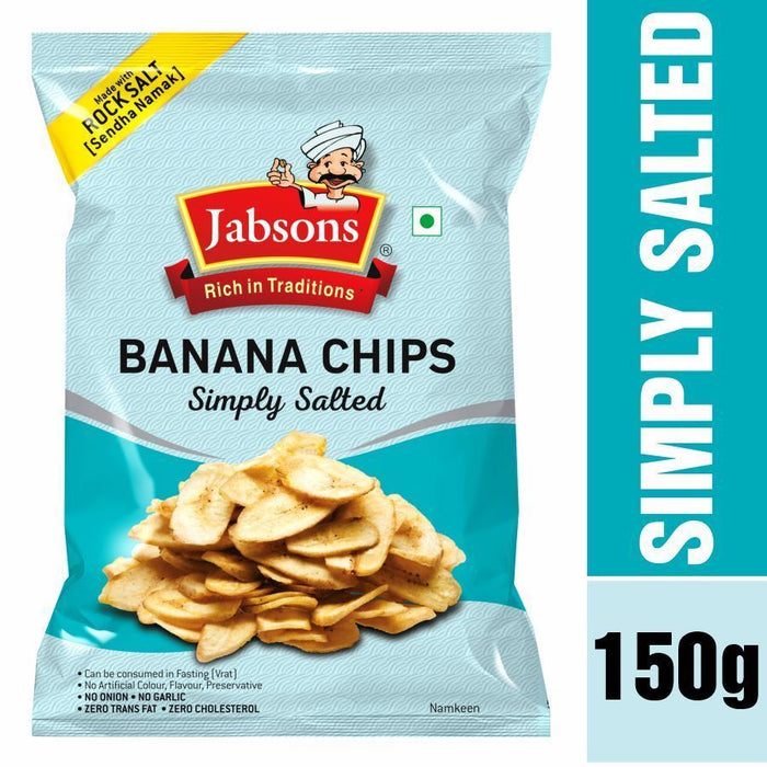 Jabsons Simply Salted Banana Chips 150g