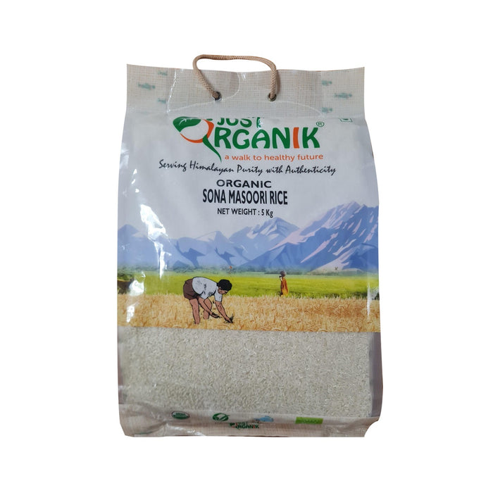 Just Organik Organic Sona Masoori White Rice