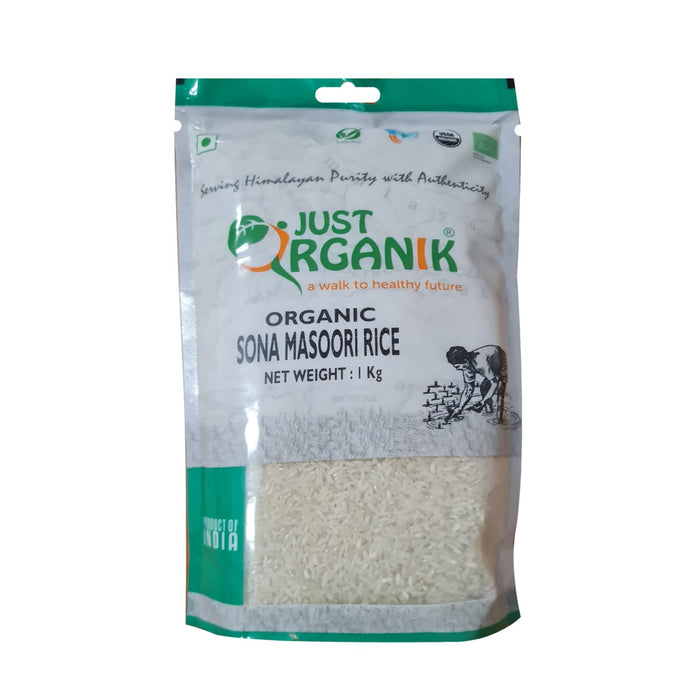 Just Organik Organic Sona Masoori White Rice