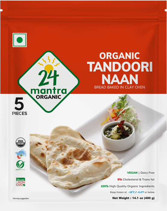 24 Mantra Organic Frozen Tandoori Naan