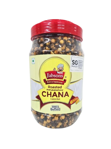 Jabsosn Mahabaleshwar Roasted Black Chana (lightly salted with skin) 400g