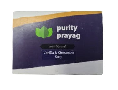 Purity Prayag 100% Natural Vanilla & Cinnamon Soap
