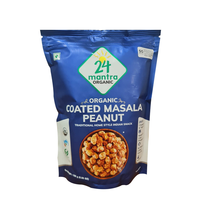 24 Mantra Organic Coated Masala Peanut