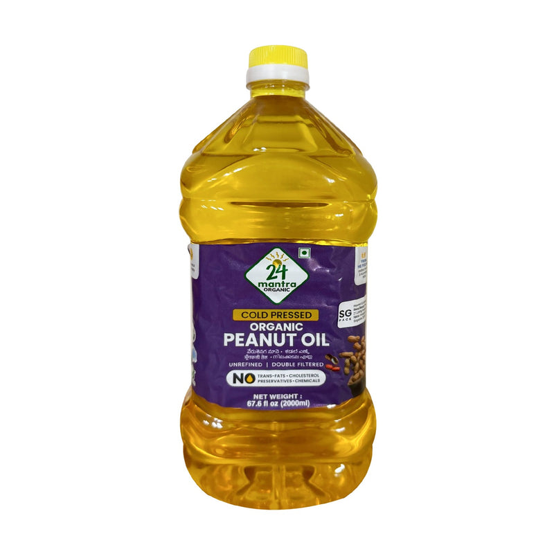 24 Mantra Organic Cold Pressed Groundnut Oil