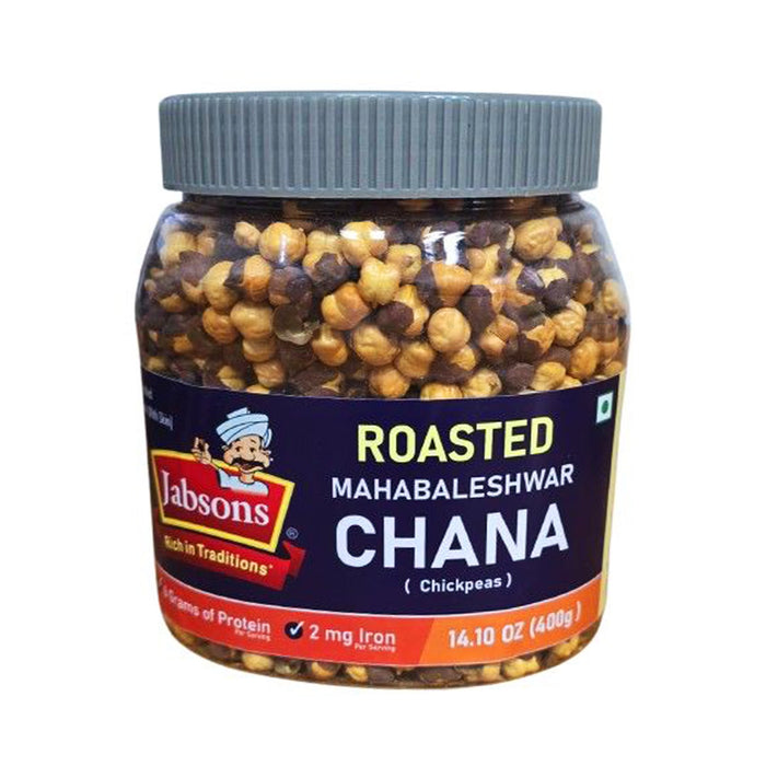 Jabsons Mahabaleshwar Roasted Chana (Unsalted with Skin) 400g