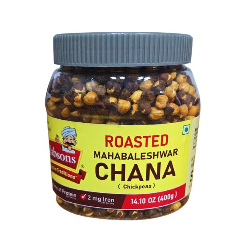 Jabsosn Mahabaleshwar Roasted Black Chana (lightly salted with skin) 400g