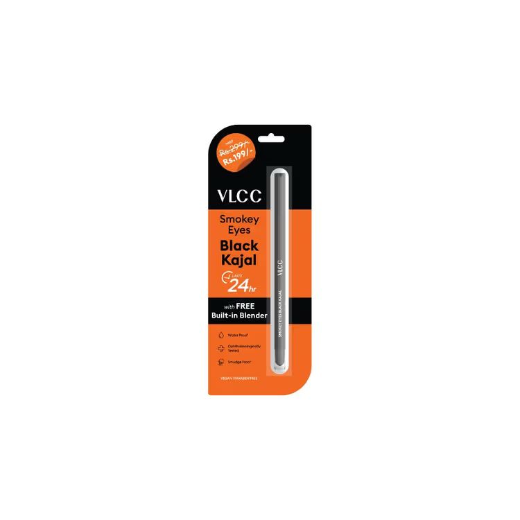 Vlcc Smokey Eyes Kajal - Black
