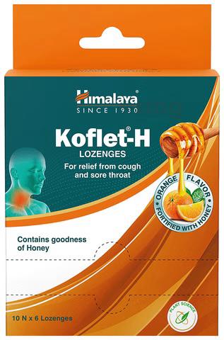 Himalaya Koflet-H Lozenges Orange Flavour 10NX6