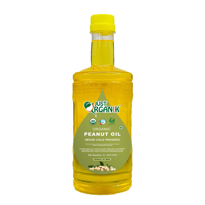 Just Organik Organic Peanut Oil (Wood Cold Pressed)