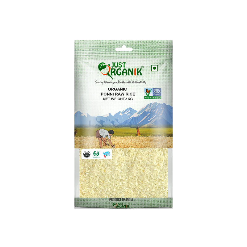 Just Organik Organic Ponni Raw Rice