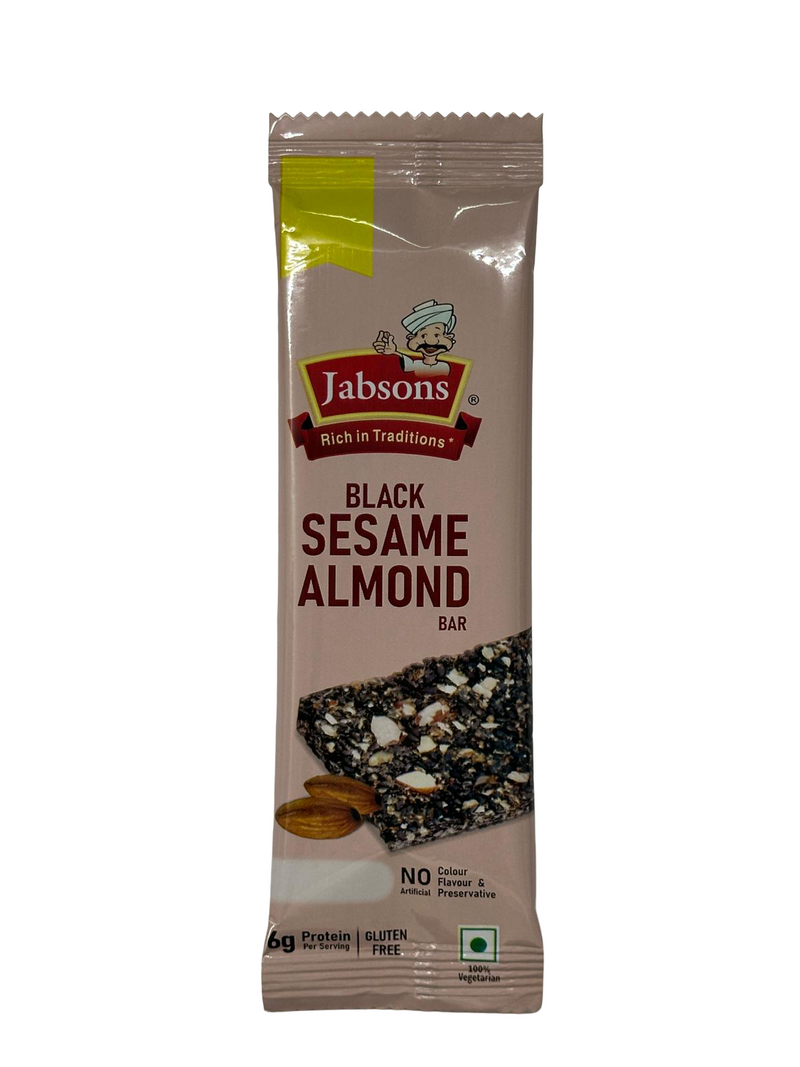 Jabsons Black Sesame Almond Bar 28g