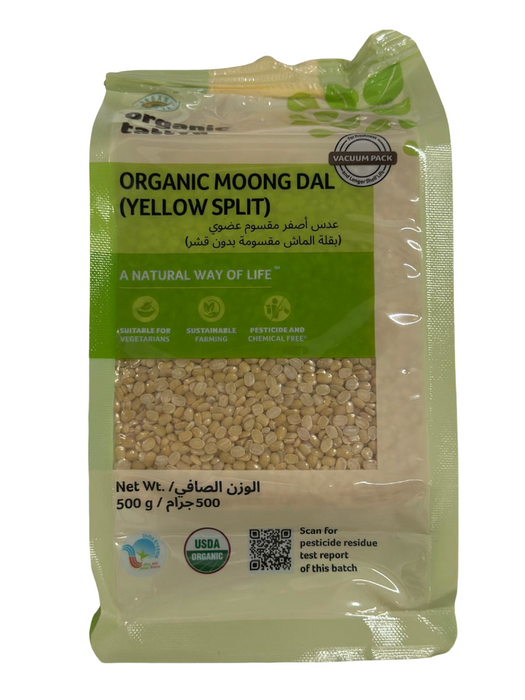 Organic Tattva Organic Moong Dal (Yellow Split) 500g