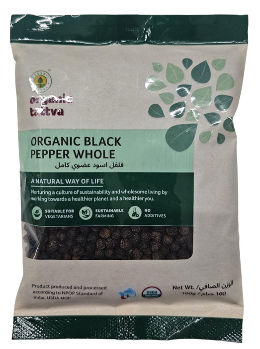 Organic Tattva Organic Black Pepper Whole 100g