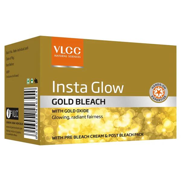VLCC Insta Glow Gold Bleach - 30 gm