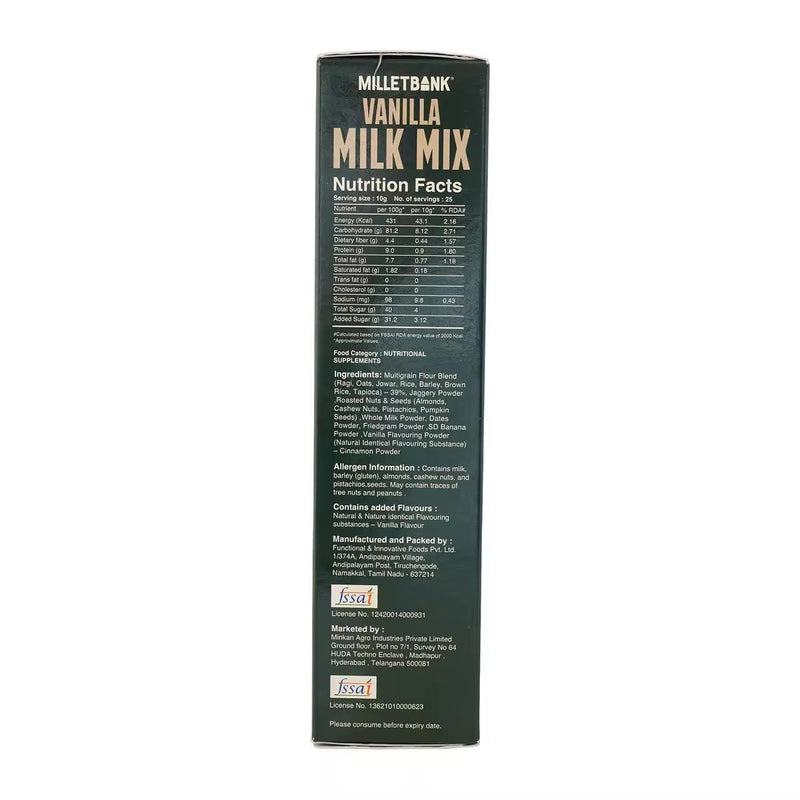 Millet Bank Vanilla Milk Mix 250g
