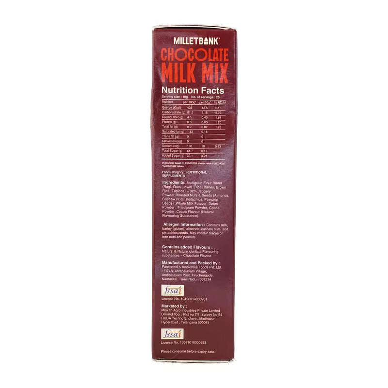 Millet Bank Chocolate Milk Mix 250g