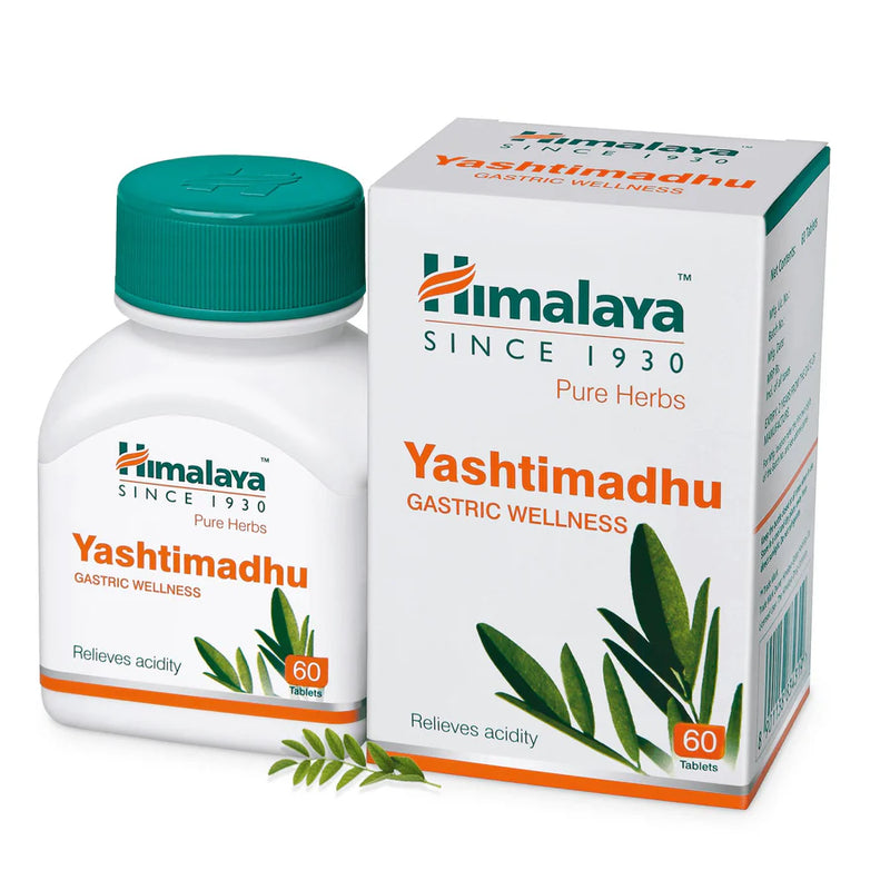 Himalaya Yashtimadhu Gastric Wellness Tablets 60's (Ind Pack)