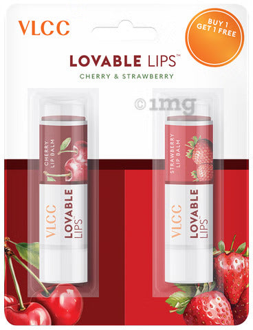 VLCC Roll on Bullet - Strawberry & Cherry Lip Balm - 4.5g - B1G1