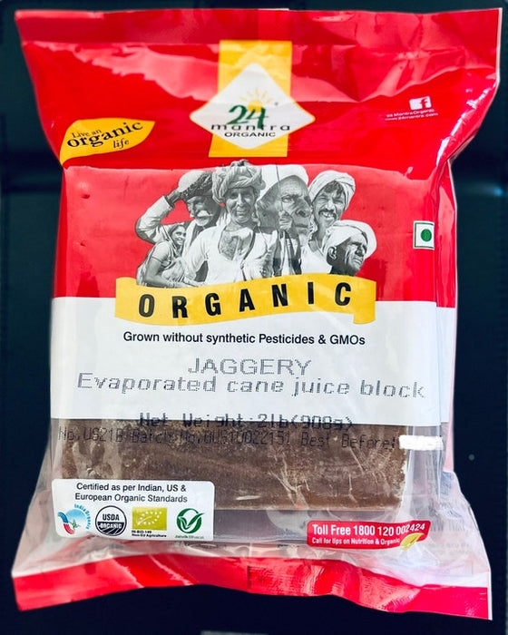 24 Mantra Organic Jaggery 블록