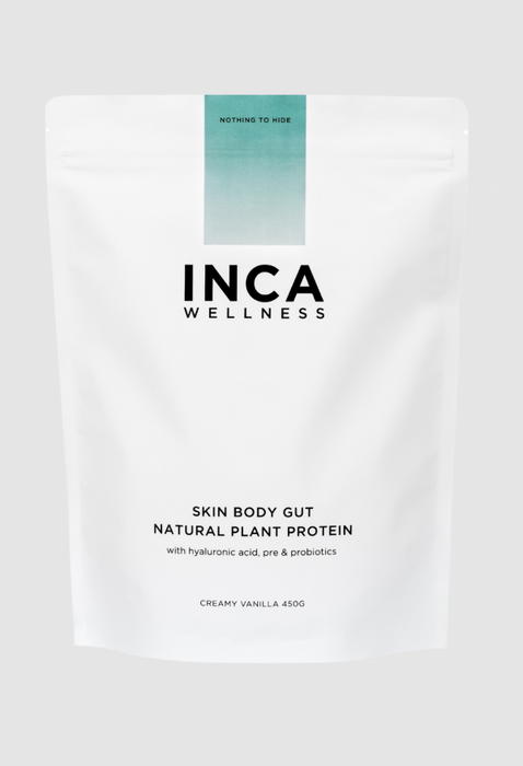 INCA Skin Body Gut Natural Plant Protein - Creamy Vanilla