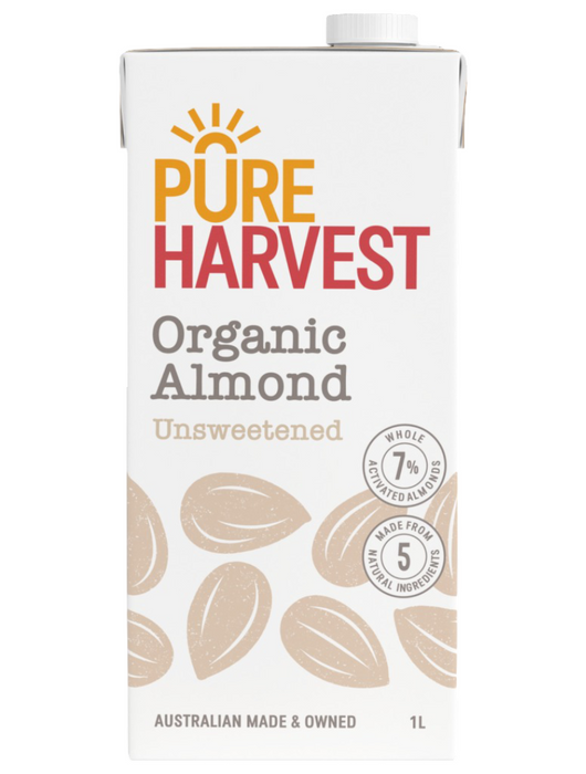 Pure Harvest Organic Almond Unsweetened Milk