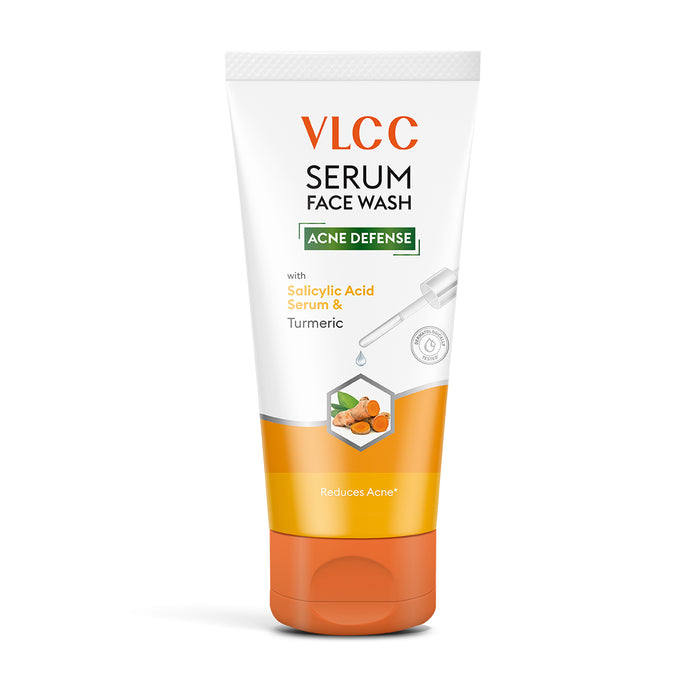 VLCC Acne Defense Serum Face Wash with Salicylic Acid Serum & Turmeric