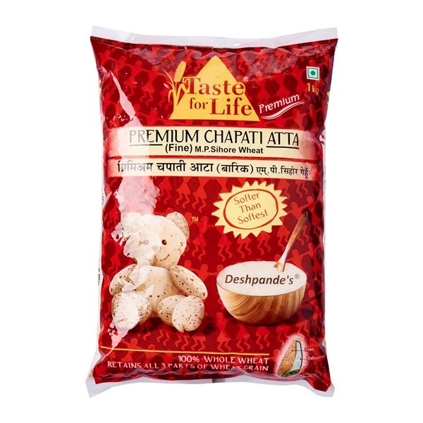 Taste For Life Premium Chapati / Whole Wheat Atta