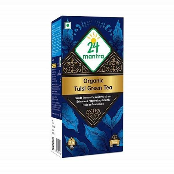 24 Mantra Organic Tulsi Green Tea Loose