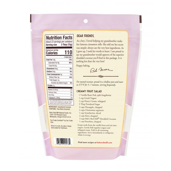 Bob's Red Mill Shredded Coconut
