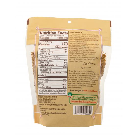 Bob's Red Mill Gluten Free Golden Flaxseed