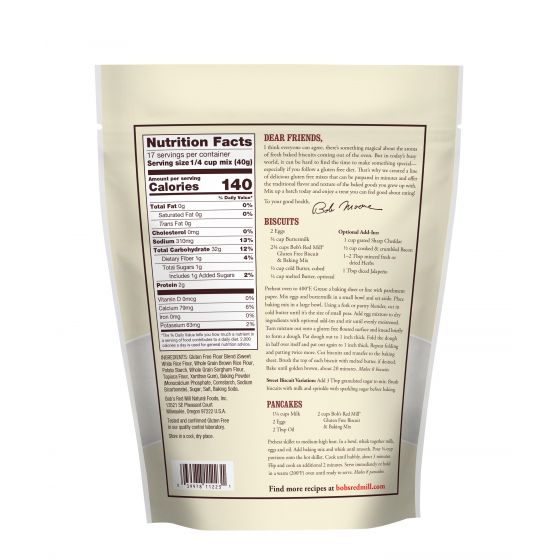 Bob's Red Mill Gluten Free Biscuit & Baking Mix