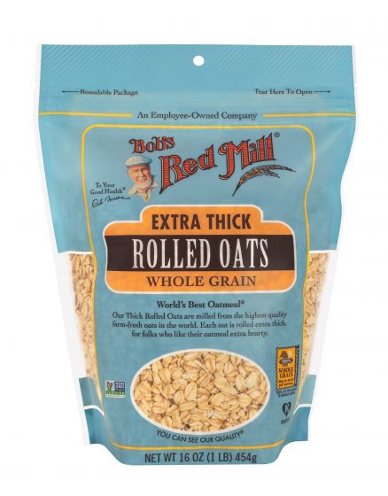 Bob's Red Mill Extra Thick Rolled Oats Whole Grain
