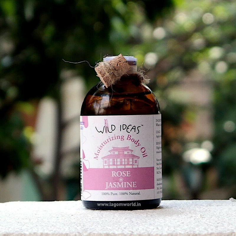 Wild Ideas Moisturising Body Oil-Rose & Jasmine