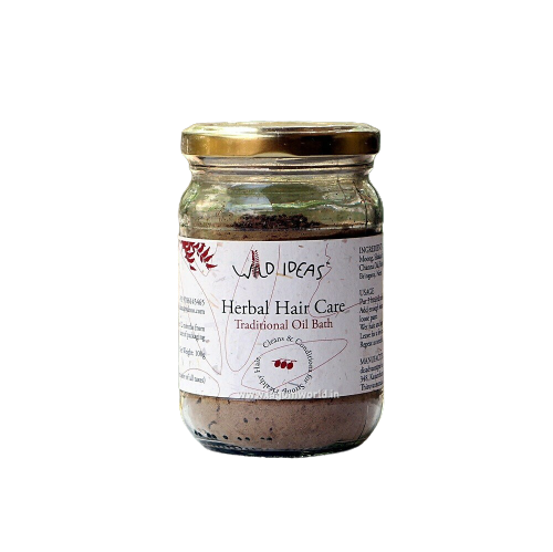 Wild Ideas Natural (100%) Herbal Hair Care Powder - Oil Bath