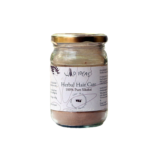Wild Ideas Natural (100%) Herbal Hair Care Powder - Pure Sikakai