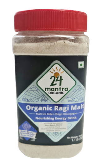 24 Mantra Organic Ragi (Finger Millet) Malt Nourishing Energy Drink