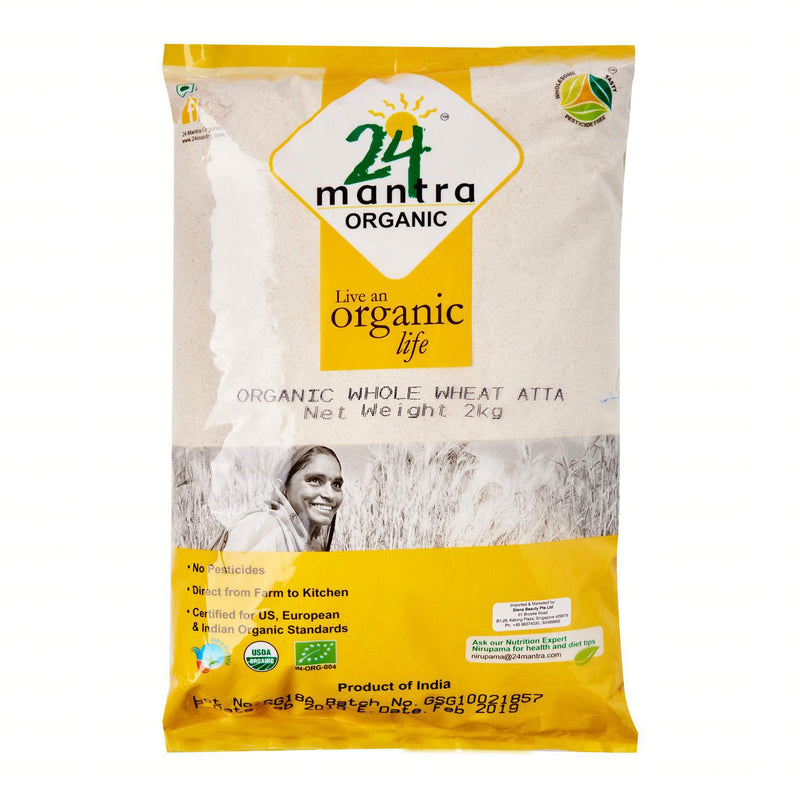 24 Mantra Organic Whole Wheat Atta