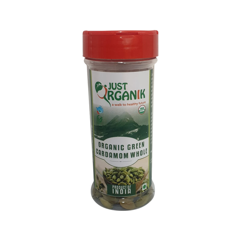Just Organik Organic Green Cardamom Whole