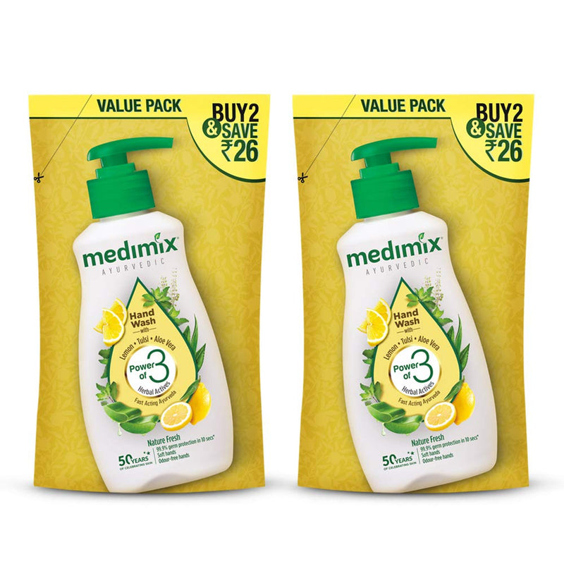 Medimix Handwash Lemon Tusli Aloevera