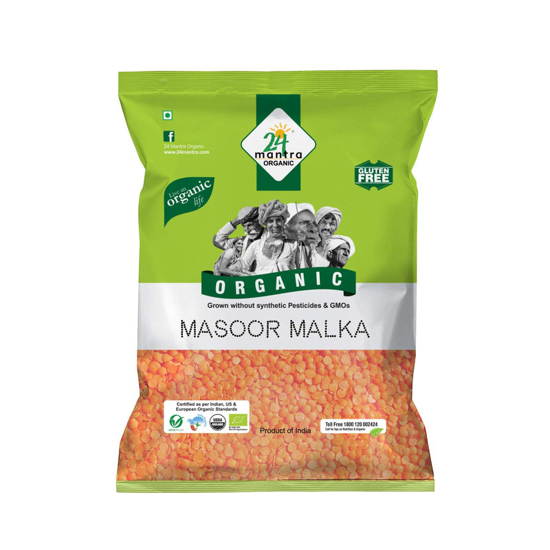 24 Mantra Organic Masoor Malka