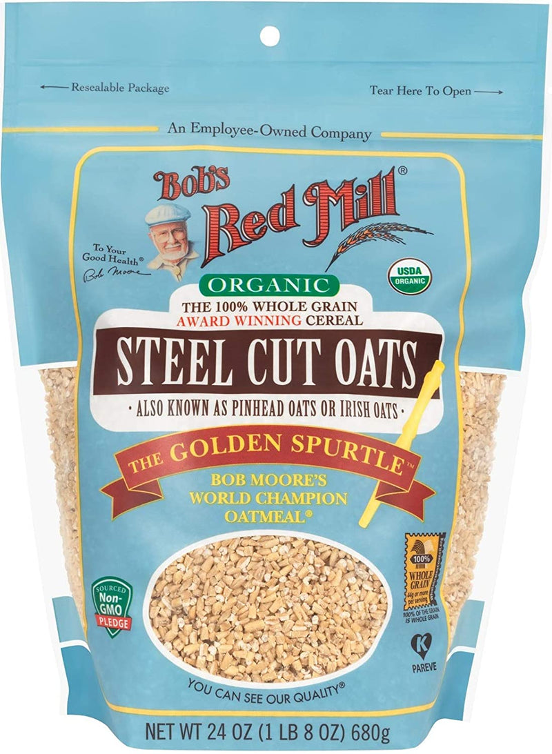 Bob's Red Mill Organic Steel Cut Oats (Pinhead/Irish oats)