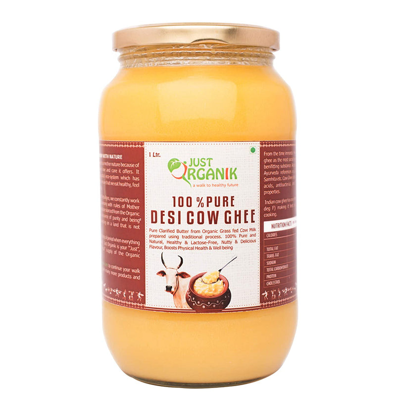 Just Organik Organic Desi Cow Ghee _100% Pure